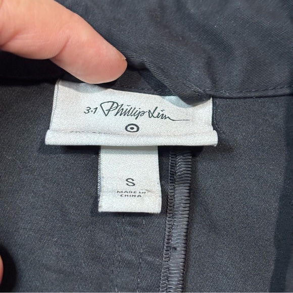 3.1 Phillip Lim For Target Collaboration Men’s Size Small Black Trench Coat - Picture 4 of 6